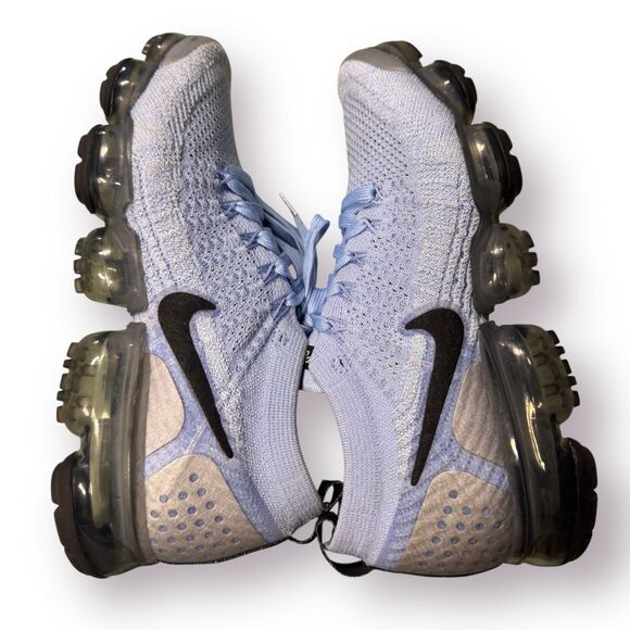 Nike Air Vapormax Flyknit 2 Blue Sneakers Women's Size 9 Athletic Shoes‎ Running - Picture 10 of 12
